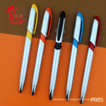 Pluma plástica promocional de la pluma de bolígrafo colorida de la alta calidad de la fuente en venta